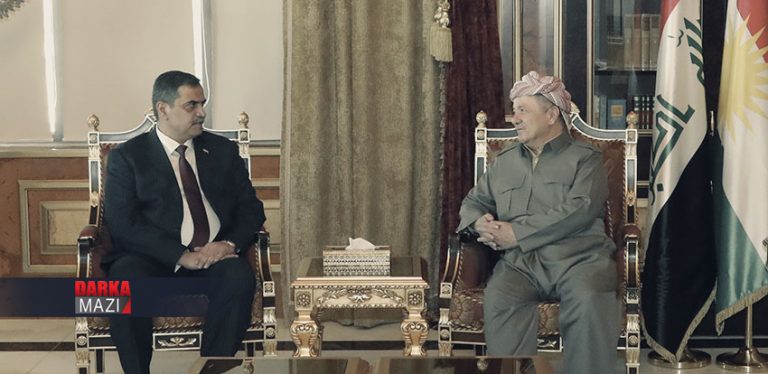 Barzanî li gel wezîrê bergiriya Îraqê civiya
