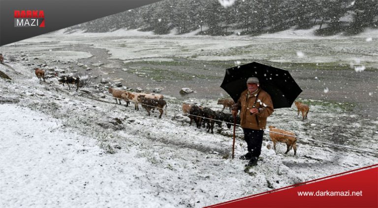 Li Bakurê Kurdistanê berf barî