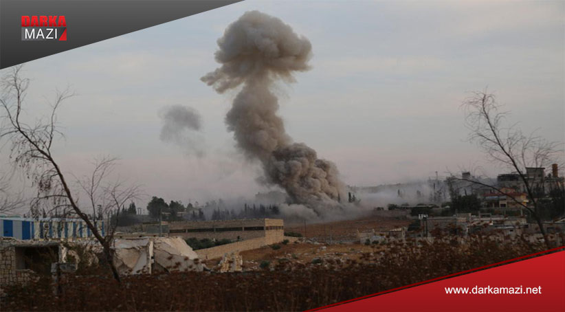 Rejîma Esed çiyayê Kurmênc topbaran dike