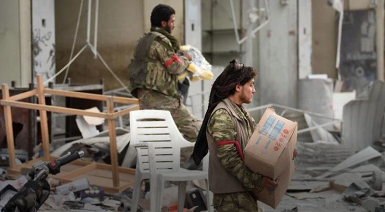 Çekdarên Sultanî Efrîn talan kir