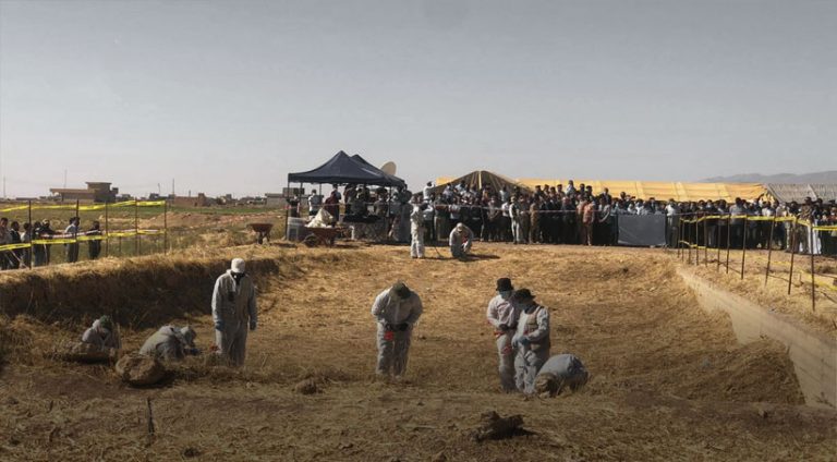 Rufatên 75 jinên Êzidî li Şengalê tên derxistin