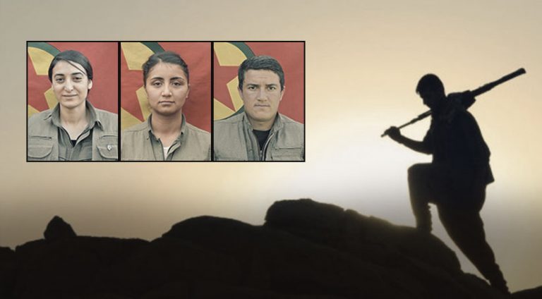 PKK ê eskerek kuşt û Tirkiyê 3 Gerîla