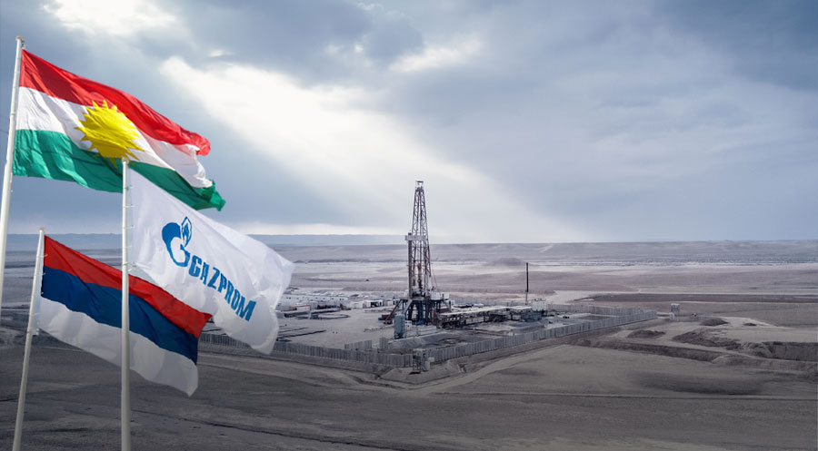 Gazproma Rûsî li Başûrê Kurdistanê berhemanînê zêde dike