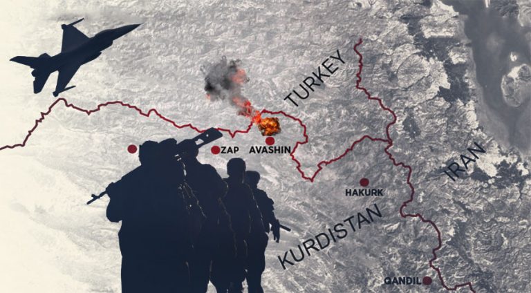 Balefiran 3 çekdarên PKK ê li Avaşîn hedef kirin