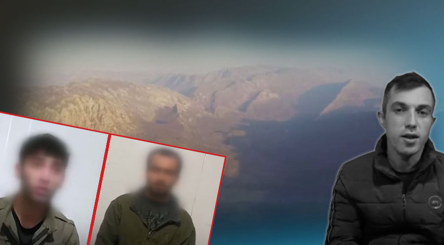 Tirkiyê danpêdanên dû çekdarên PKKê belavkirin ku li Garê bi dîl girtibûn