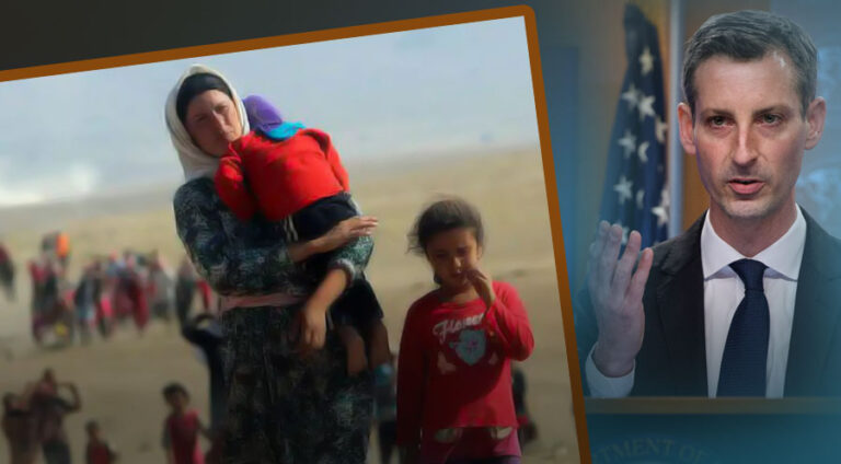 Amerîka piştevaniya Êzidiyan dike