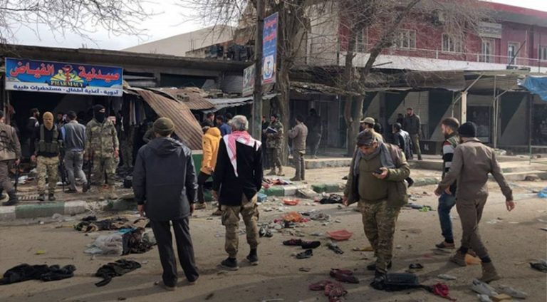 Li Serêkaniyê du teqîn çêbûn