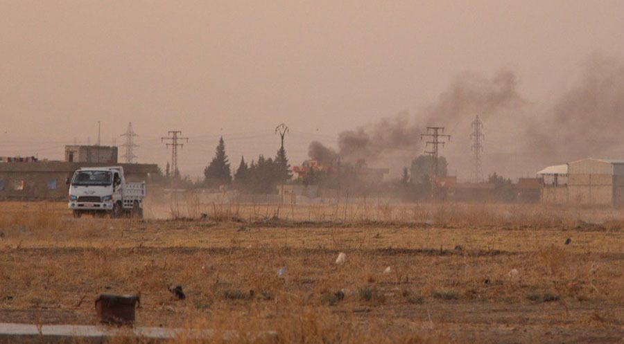 Li Eyn Îsayê şerekî giran di navbera HSDê û komên çekdar de derket