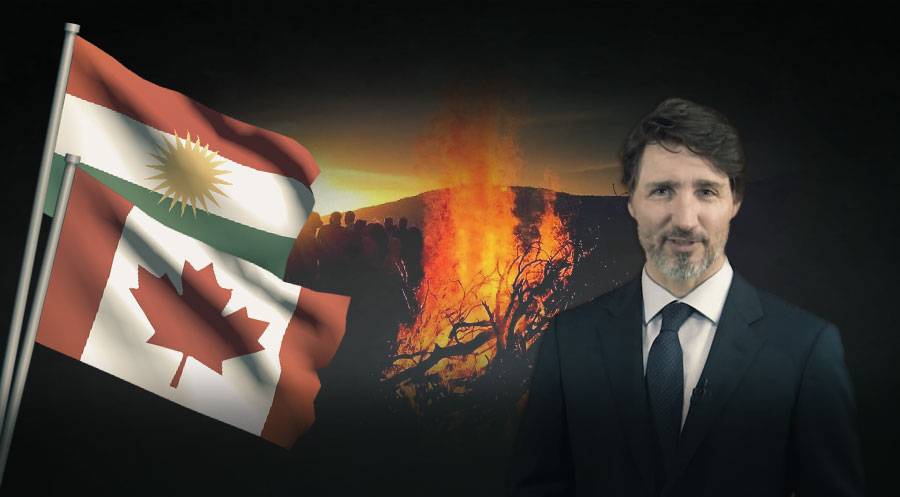 Serokwezîrê Kanadayê Newrozê li gelê Kurd pîroz dike