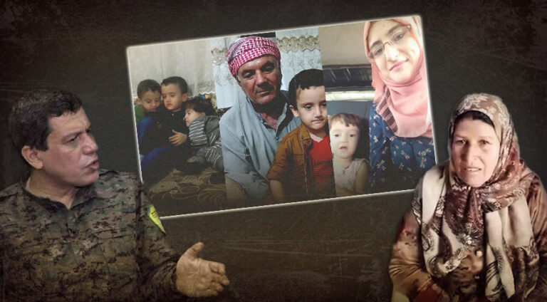 HSDê bi terzê rejîma Esed 3 zarok pêş bavê wan ve revandine