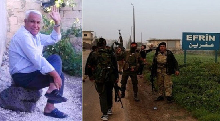 Kalemêrekî Efrînî di bin eşkenceya çekdarên Tirkiyê de hat kuştin