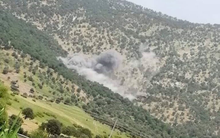 baregehên PKKê bi tundî hatin Bombebarankirin