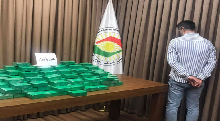 Li Hewlêrê 92 kîlo eroin hate desteserkirin