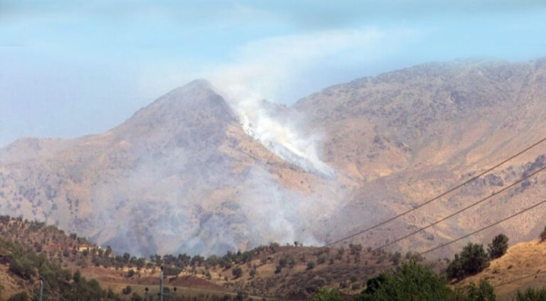 Êrîşên Tirkiyê aqarê 4 gundên Kanî Masê şewitand