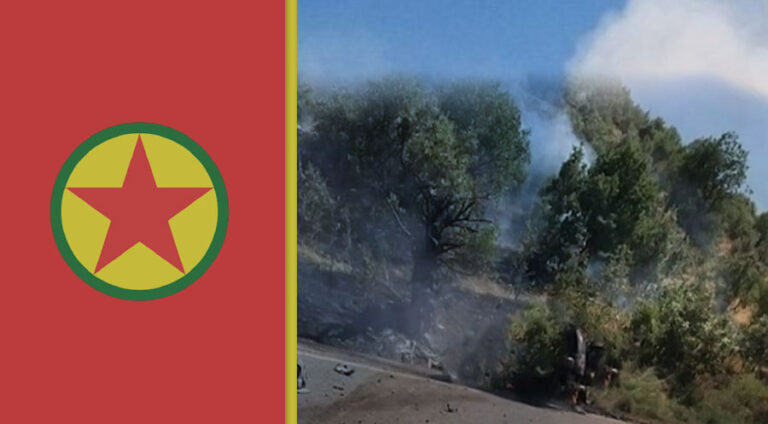 Balefrên Tirkiyê motorsîklêteka PKKê li Çemankê bordoman kir