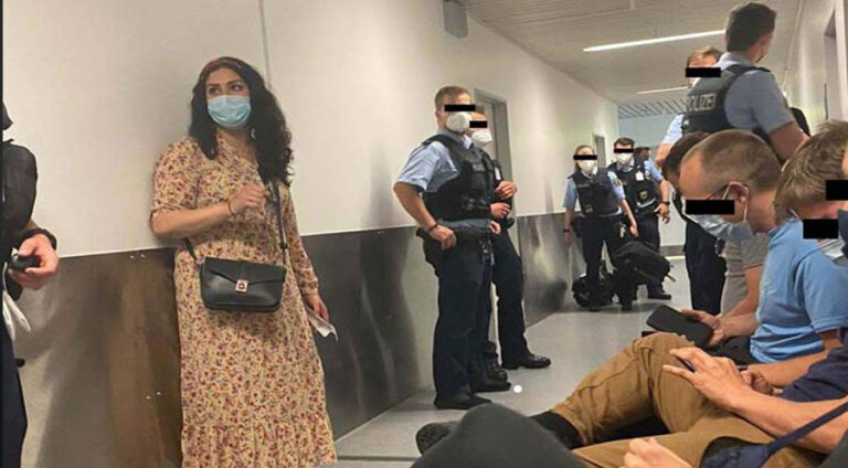 Almanyayê rê li ber komeke alîgirên PKK ku dixwest biçe Herêma Kurdistanê girt