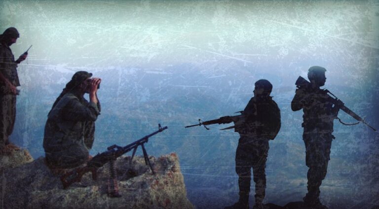 Tirkiyê 9 Gerîla kuştin, PKKê 7 esker ceza kirin