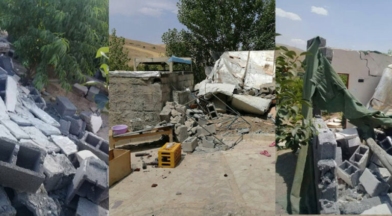 Caşên Rejîmê cihê karê sedan kasibkarên Kurd xerab kir