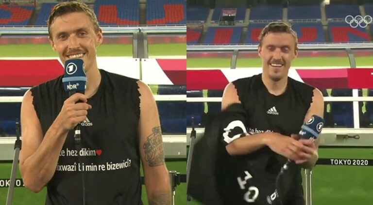 Max Kruse bi Kurdî teklîfa zewacê li dergistiya xwe kir