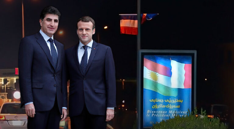 Macron îşev tê Hewlêrê