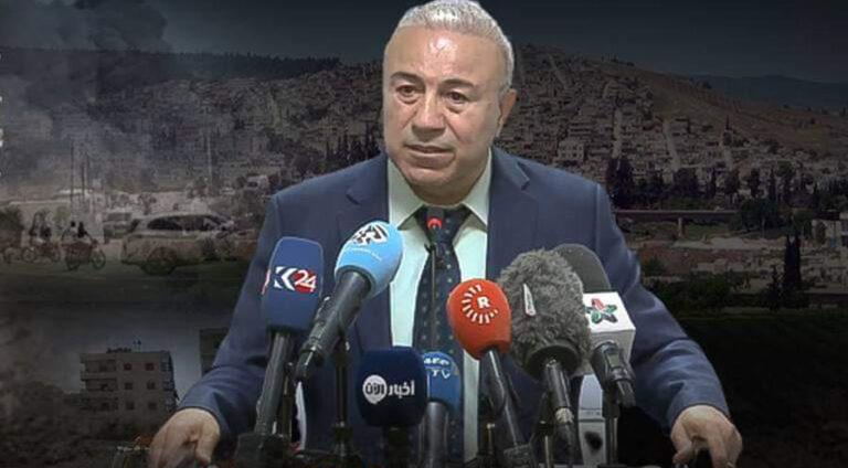 Dr. Ebdulhekîm Beşar: PKKê koçberkiriyên Efrînê weke mertal bi kar tîne