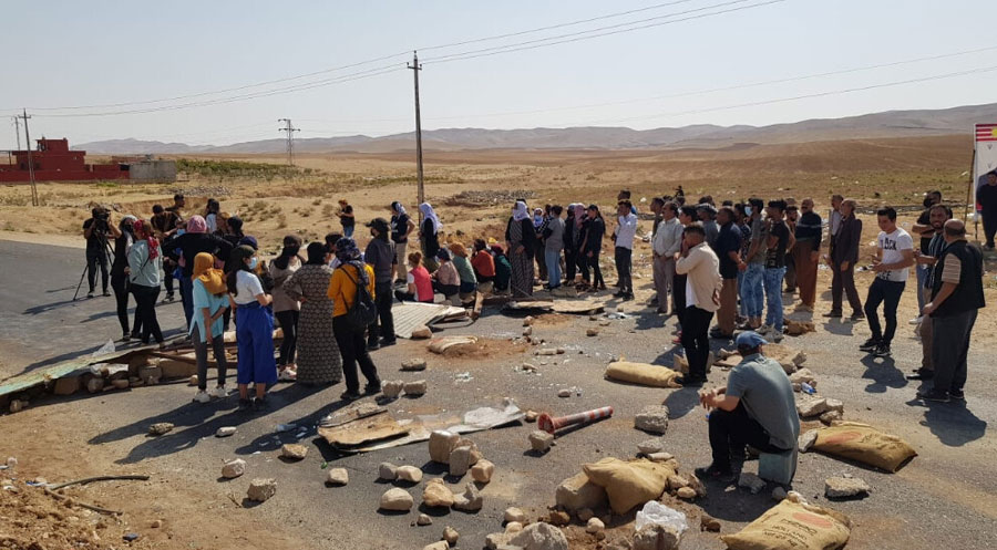 PKKê jin û zarokên Şengalê bi darê zorê derxistin caddeyan