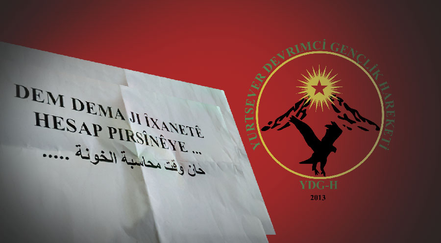 PKK gefa kuştinê li çalakvanên Rojavayê Kurdistanê dixwe