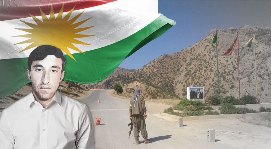 Pêşmergeyekî êzdî bi sedema daliqandina ala Kurdistanê ji aliyê çekdarên PKK’ê ve hat revandin