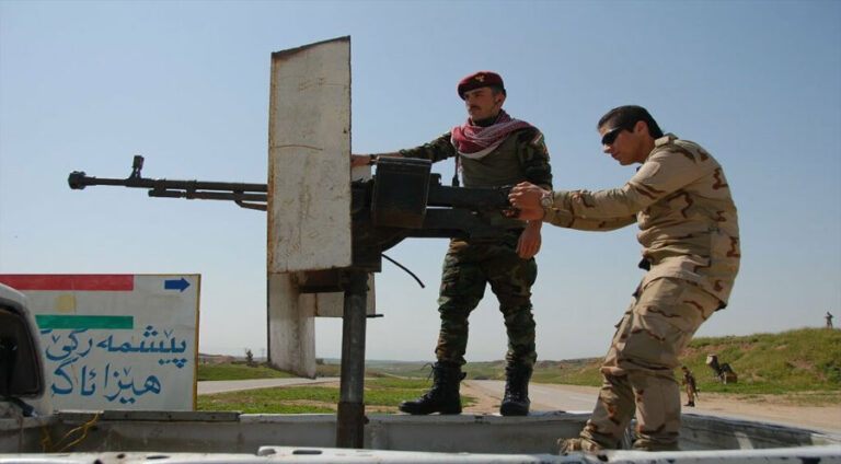 Hêzên Pêşmerge hewla êrîşa terorîstên DAIŞê têk birin