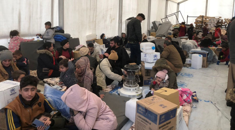 900 koçberên din ji Rojavayê Kurdistanê gihîştine Duhokê