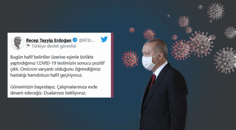 Erdogan bi Coronayê ket
