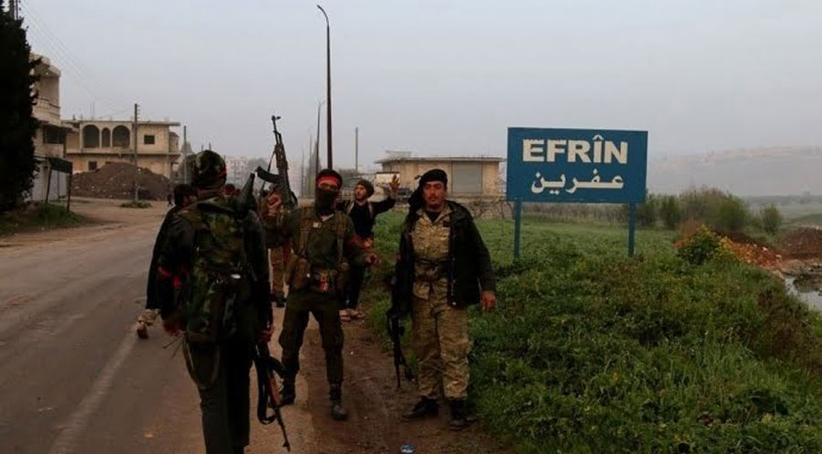 Çeteyên dewleta Tirkiyê 4 welatiyên din ji Efrînê revandin