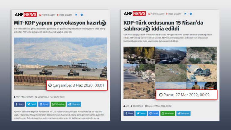 Senaryoya metirsîdar ya PKK ê