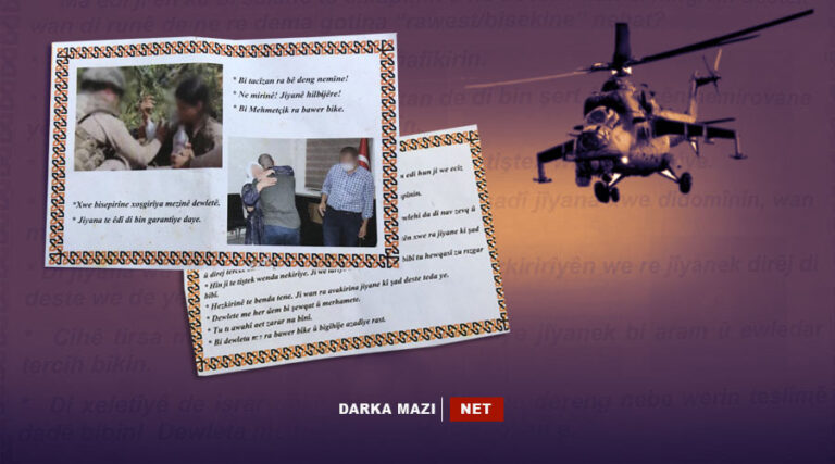 Tirkiye bi rêya belavokan ji çekdarên PKKê dixwaze xwe radest bikin!