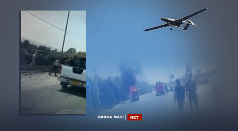 Li sînorê Silêmaniyê dronekê otomobîlek kir armanc