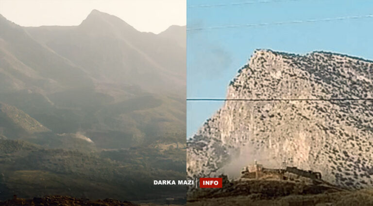 Ji ber çekdarên PKK’ê gundên Şêladzê hatin bombebaran kirin