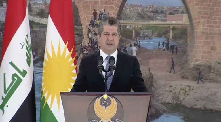 Bi amadebûna Mesrûr Barzanî kevirê binyatê yê çend projeyan li Zaxo tê danîn