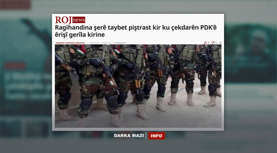 PKKê careke din êrîşeke bêexlaqane li ser pêşmerge kir