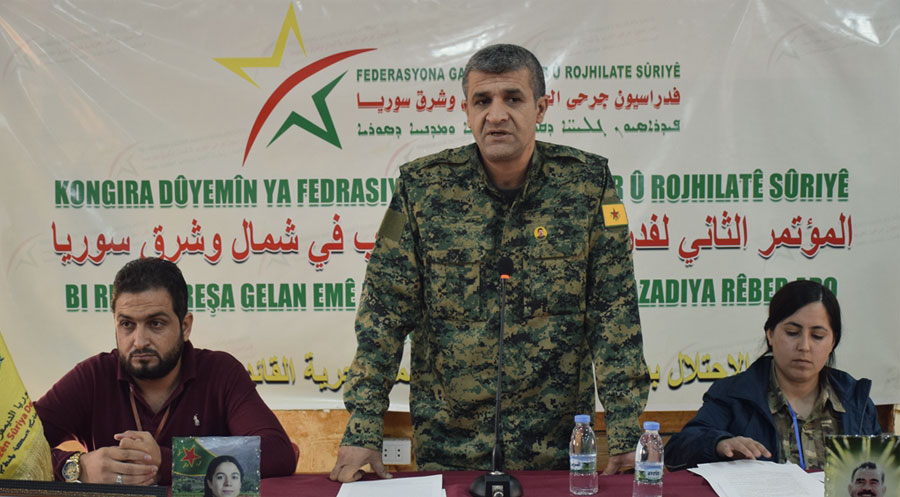 Li Rojava Piştî navê Kurdistanê zimanê Kurdî jî hat rakirin