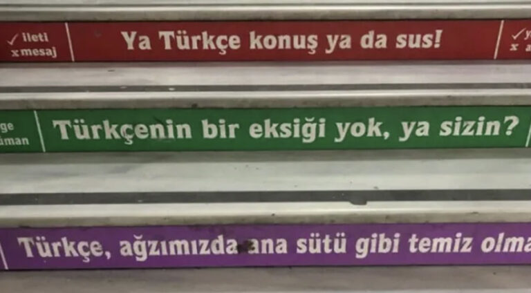 “ Yan Tirkî biaxêve yan bêdeng be “