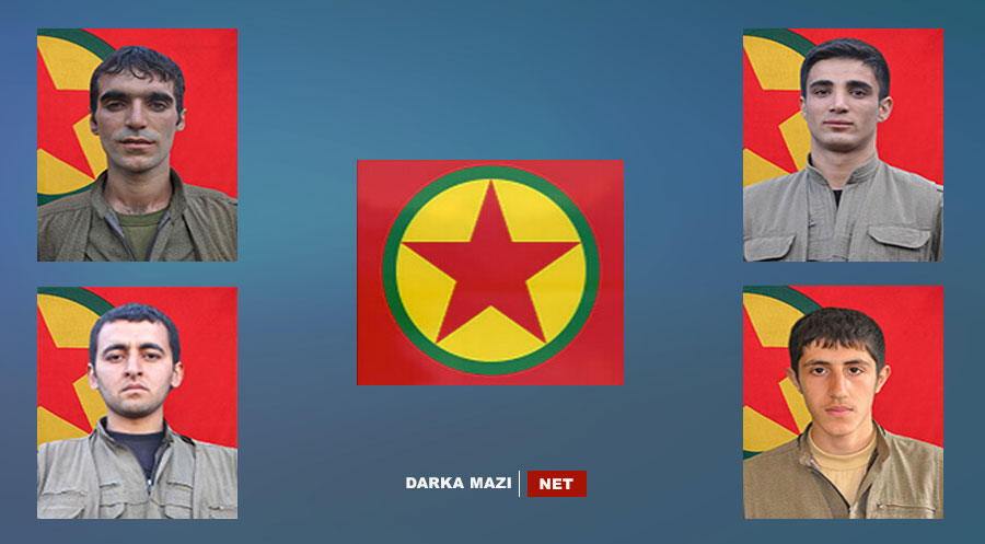 PKK’ê nasnameya 5 çekdarên xwe yên ku bi kuştin dayî eşkere kir