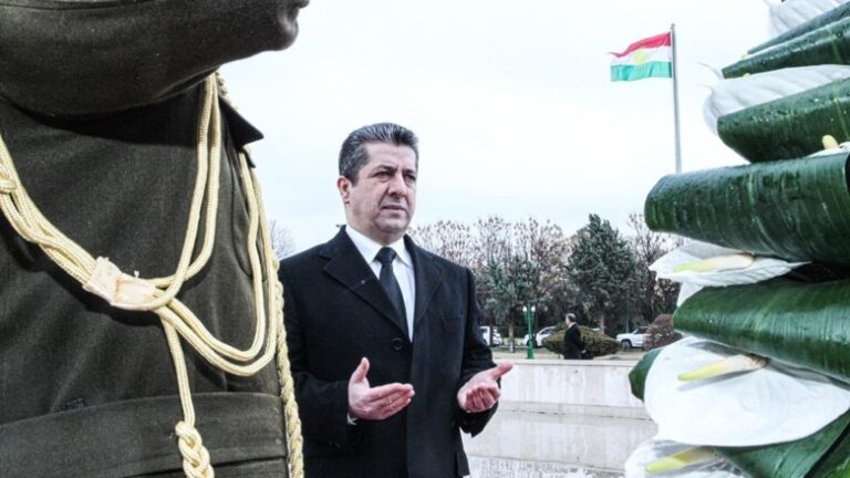 Bi amadebûna Mesrûr Barzanî merasîma bîranîna şehîdên 1ê Sibatê birêve diçe