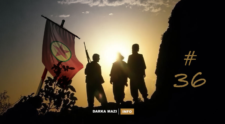 Darka Mazî navên 36 çekdarên PKK’ê parve dike ku heya niha PKK’ê mirina wan ranegihandiye