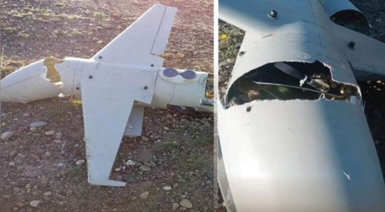 Nêzîk Hewlêrê dronek ket xwarê