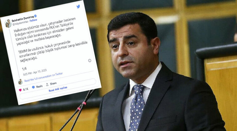 Demîrtaş: Ji bo ku PKKe li Tirkiyê dest ji çekan berde, çi ji destê me bê em ê bikin