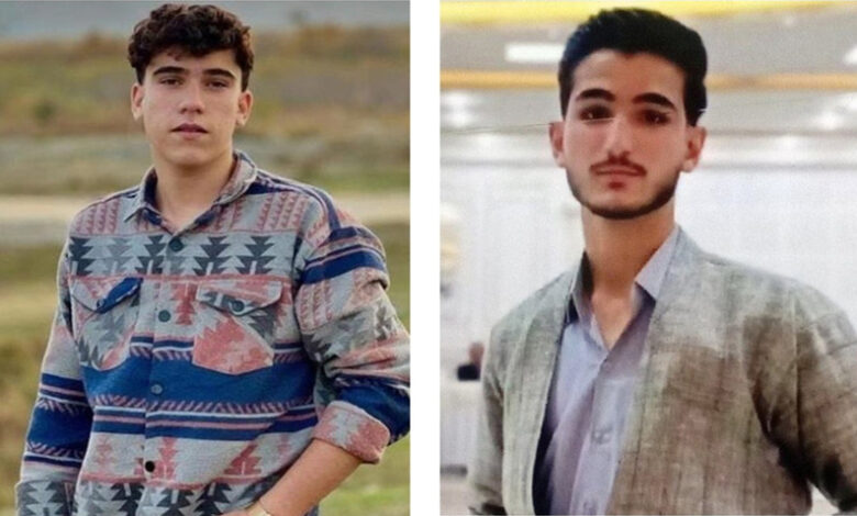 Du ciwanên Kurd ji alî hêzên rejîma Îranê ve hatin girtin