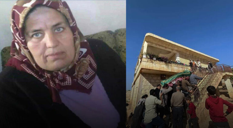 Li Efrînê Jineke Kurd ji derdê mala xwe ya desteserkirî jiyana xwe ji dest da