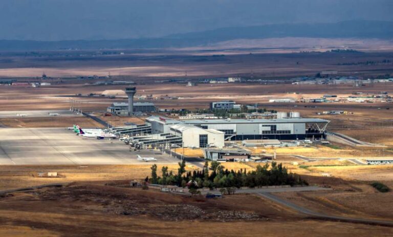erbil air port-drone -attack