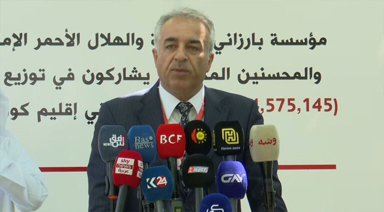 Dezgeha Xêrxwaziya Barzanî zêdetir ji 4 milyon dolar li zarokên sêwî belav dike