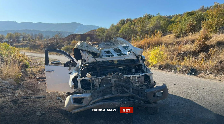 Dijeterora Kurdistanê: Dronên Tirkiyeyê otomobîleke PKK’ê li Çemankê armanc kir